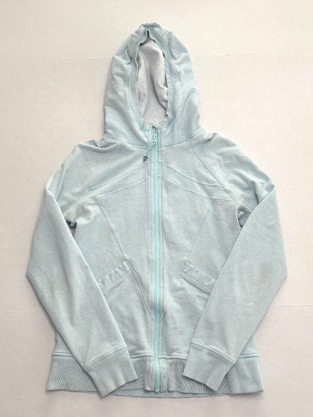 Ivivva by Lululemon Scuba Jacket with Hood Large Embroidered Logo Size 14